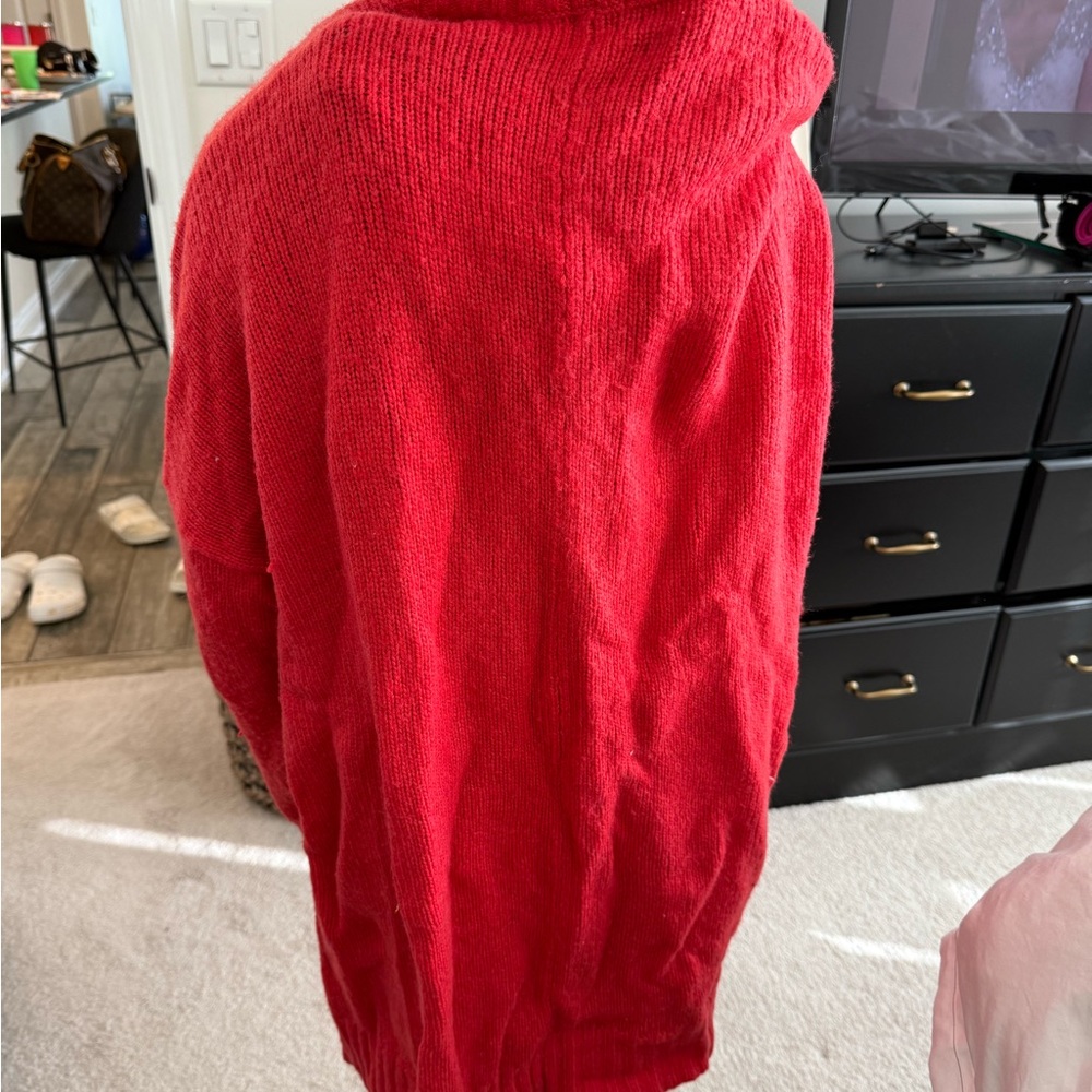 Aerie Red Women's Cardigan